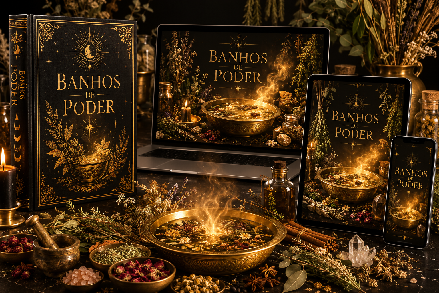 Capa do e-book Banhos de Poder